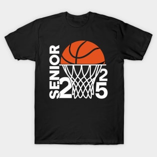 Senior Class of 2025 basketball sports seniors boys team T-Shirt